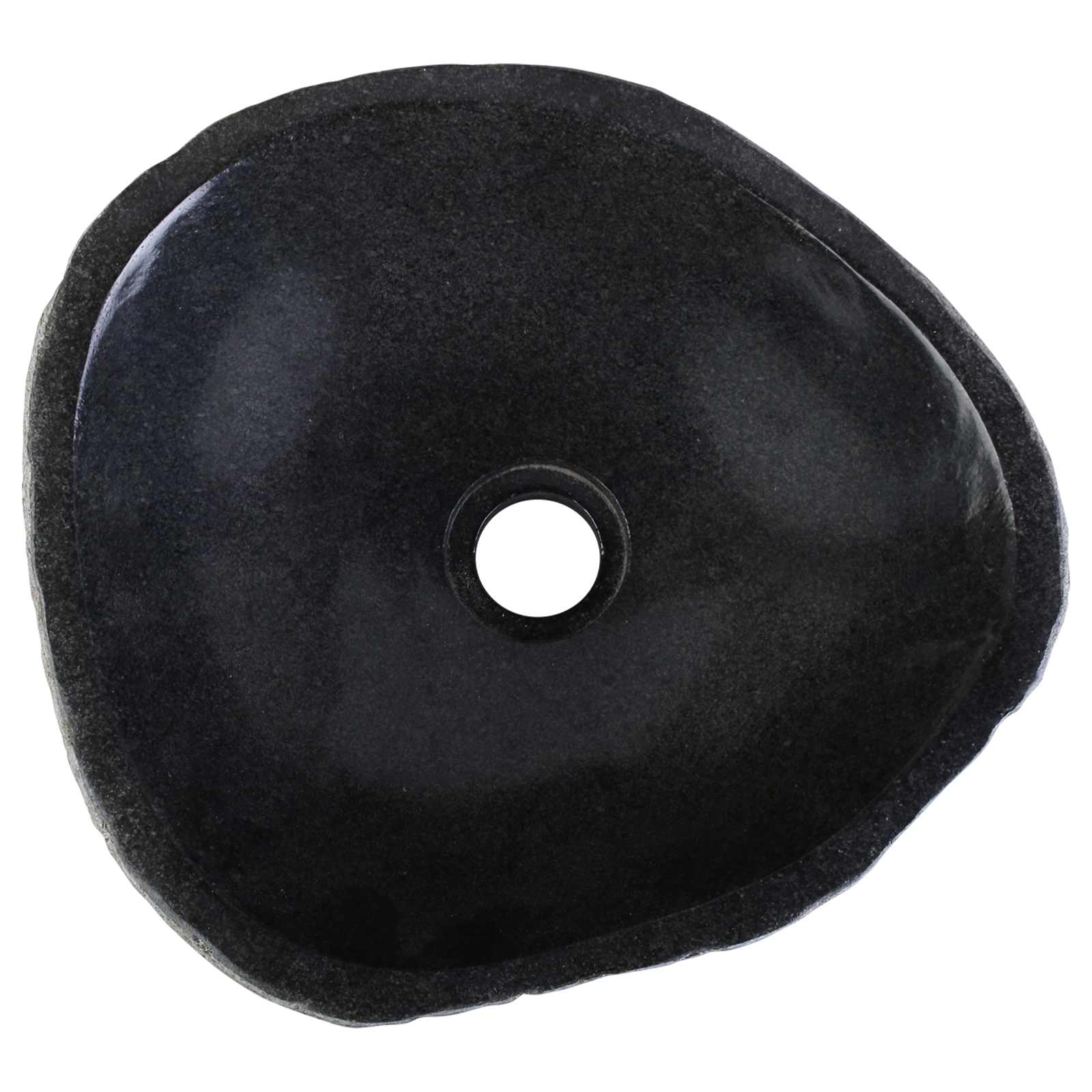 Waschbecken Flussstein Oval (37-46)x(29-36) cm