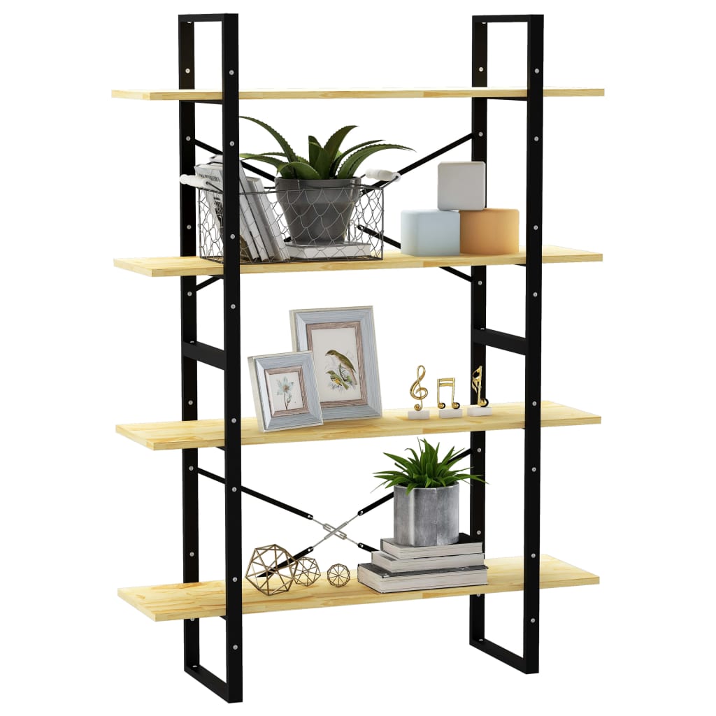 Bücherregal 2 Fächer Weiß 100x30x70 cm Holzwerkstoff