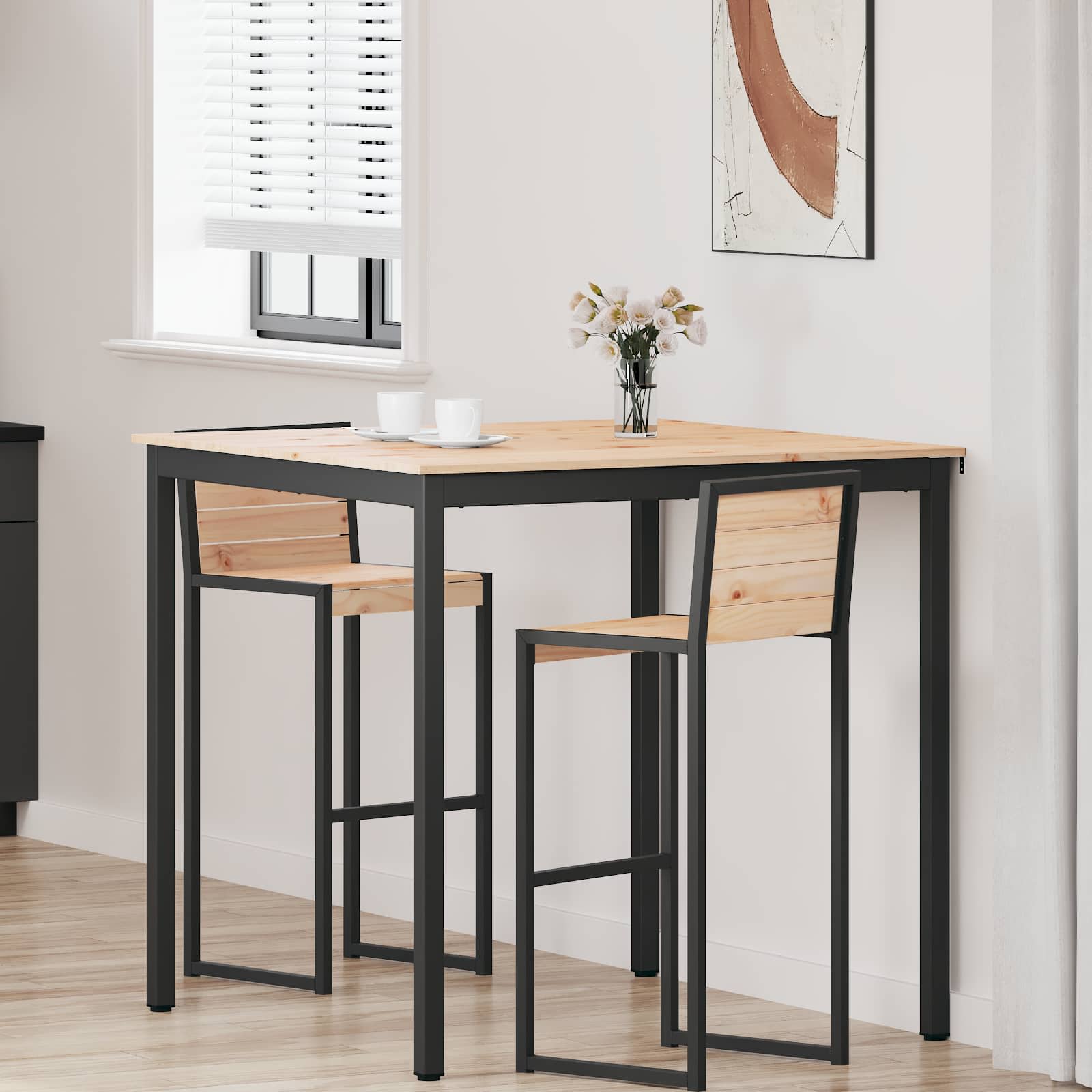Bartisch Natur 200 x 100 x 105 cm Massives Kiefernholz