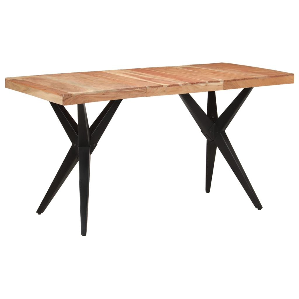 Esstisch 160x80x76 cm Massivholz Akazie