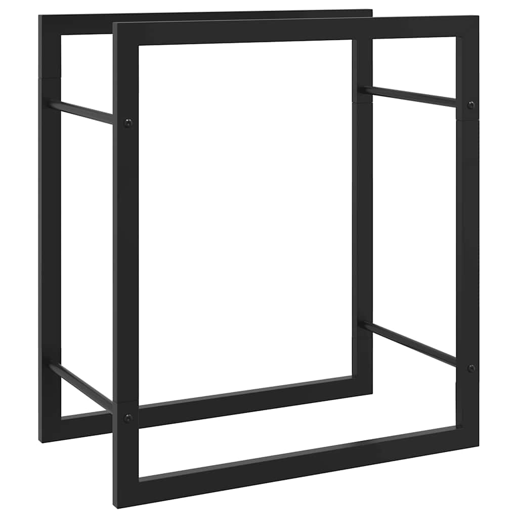 Brennholzregal 50x28x94 cm Edelstahl