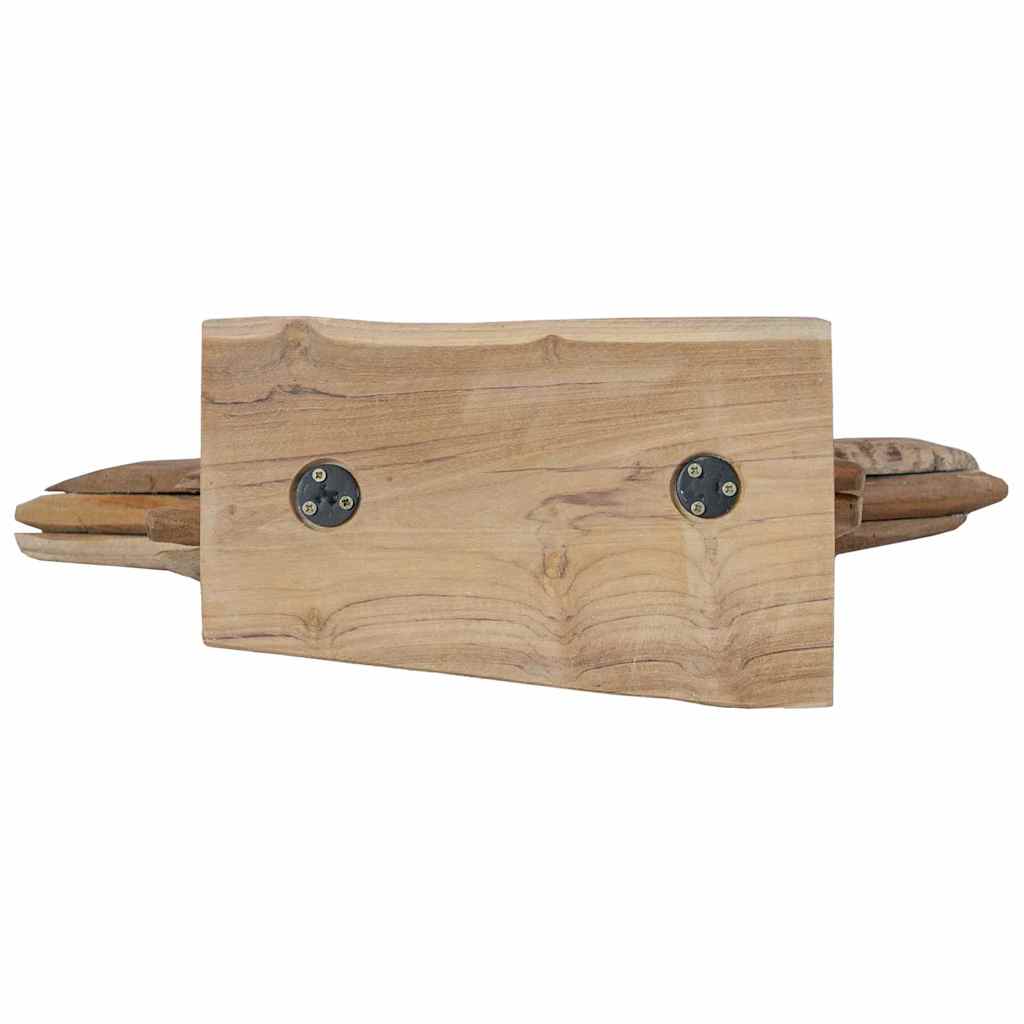 Weihnachtsstern Braun 31 x 15 x 46 cm Massivholz Teak