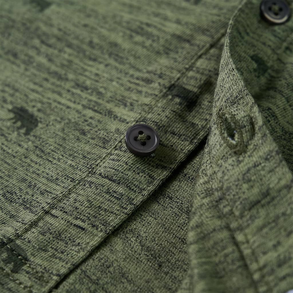 Kinderhemd Khaki Melange 104