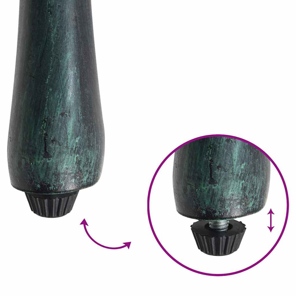 Gartenstuhl 2 pcs Bronze 53 x 51 x 88,5 cm Aluminium