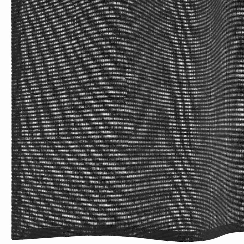 Voile Vorhänge mit Ösen 2 Stk. Apfelgrün 140x140 cm