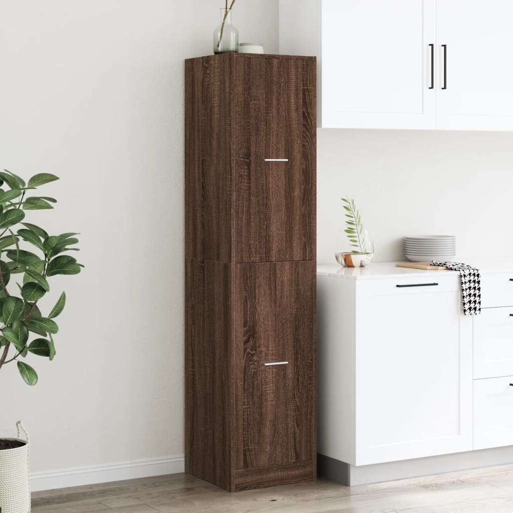 Apothekerschrank Weiß 30 x 41 x 174,5 cm Holzwerkstoff