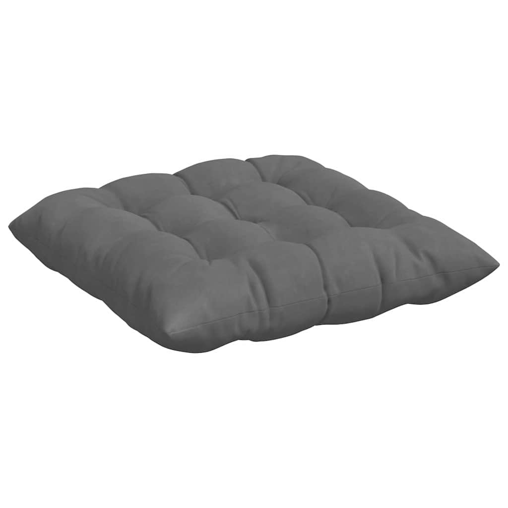 Sitzkissen 4 Stück Taupe 40 x 40 x 6 cm Mikrofaser