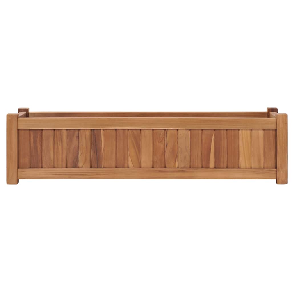 Hochbeet 150x30x25 cm Massivholz Teak