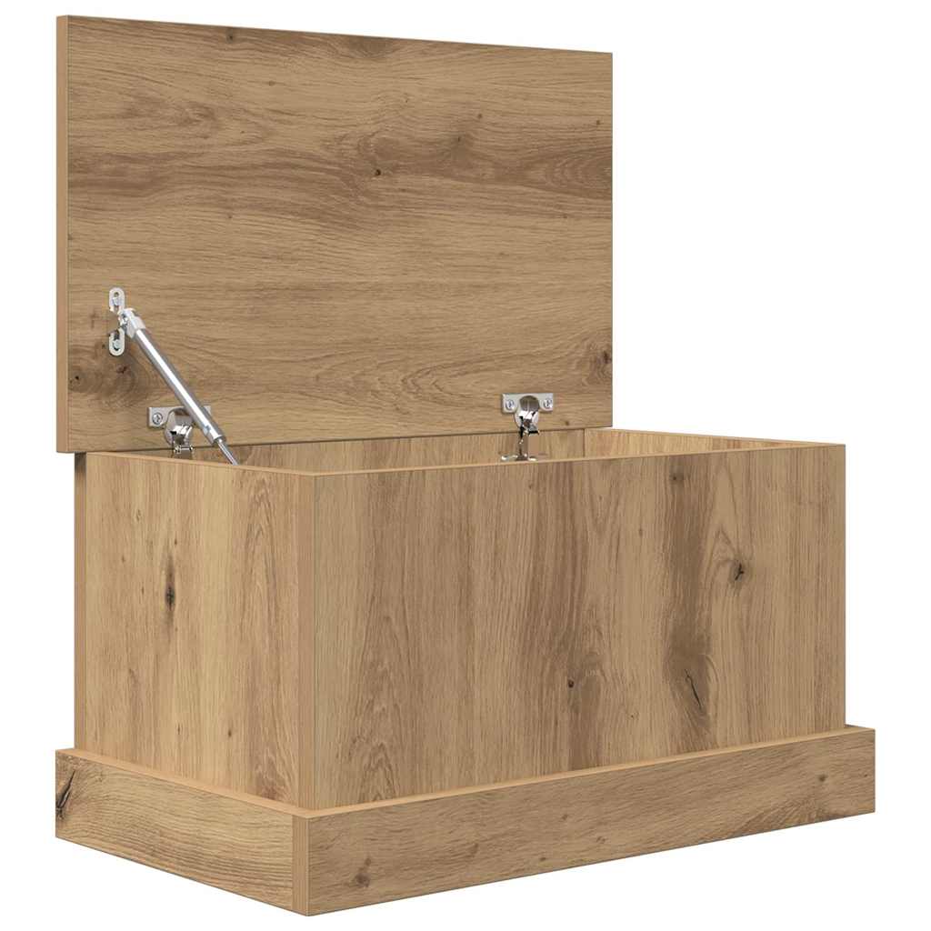Aufbewahrungsbox Weiß 50 x 30 x 28 cm Holzwerkstoff
