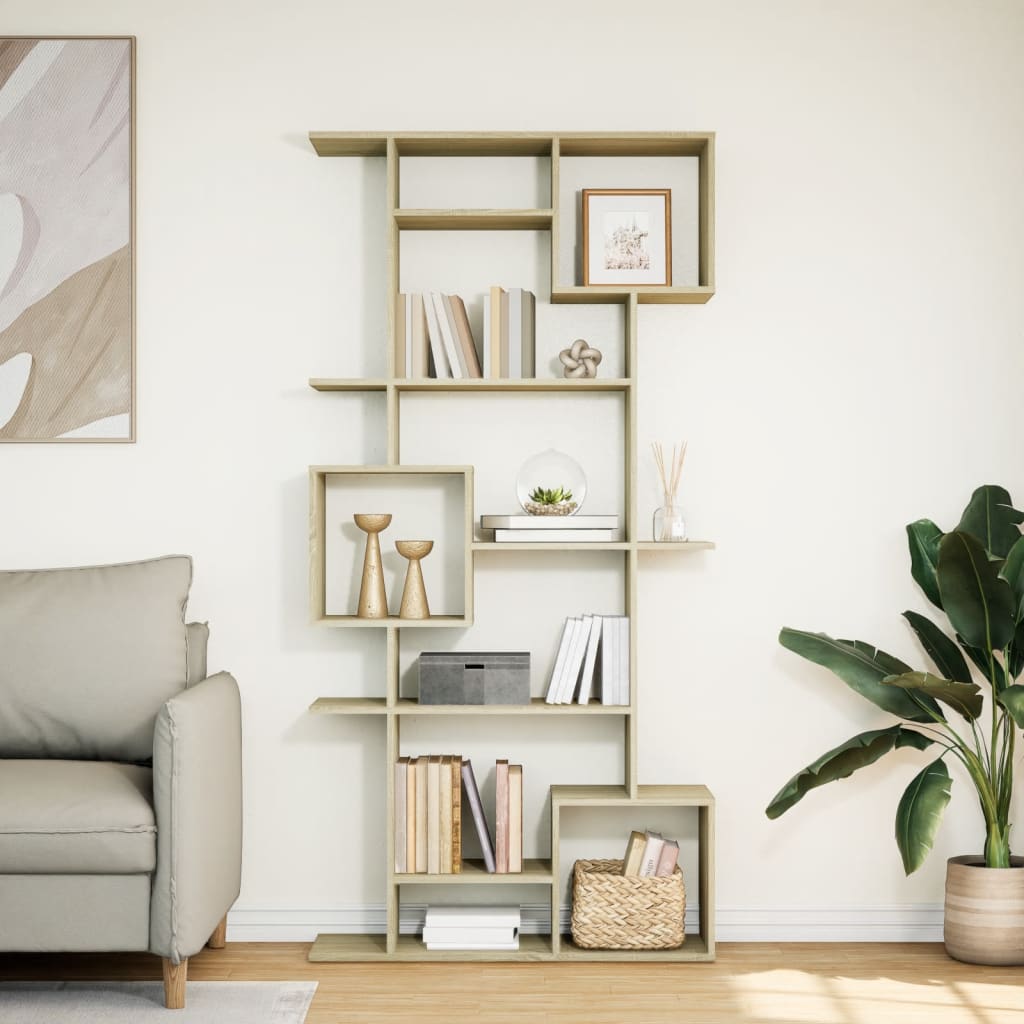 Bücherregal Weiß 92x29x188 cm Holzwerkstoff
