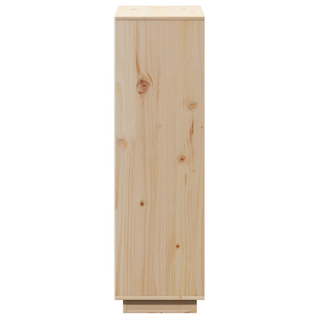 Highboard 74x35x117 cm Massivholz Kiefer
