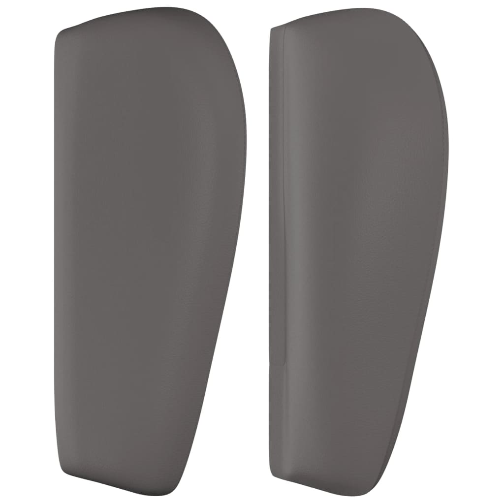 Kopfteil mit Ohren Creme 83x23x78/88 cm Kunstleder