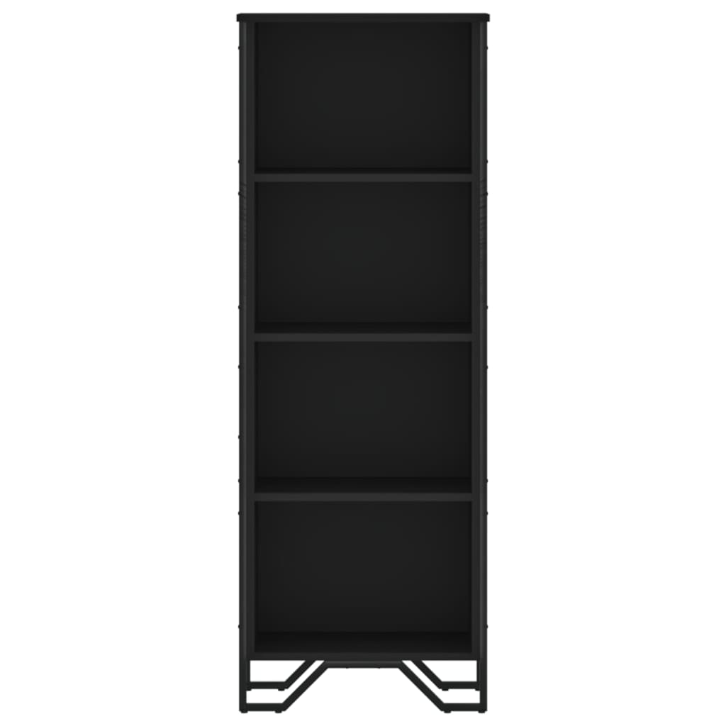 Bücherregal Schwarz 80x31x169 cm Holzwerkstoff