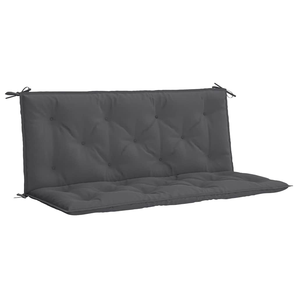 Gartenbank-Auflage Anthrazit 100x(50+50)x7 cm Oxford-Gewebe
