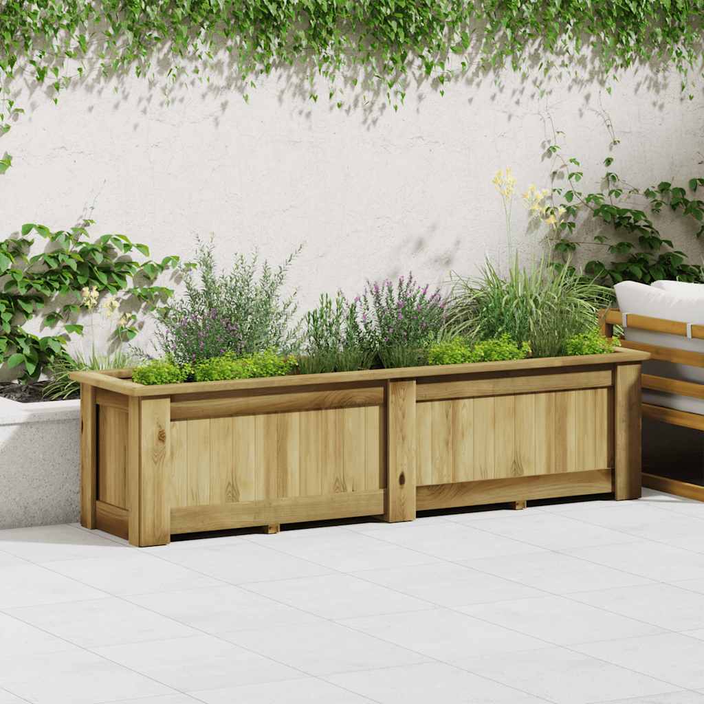 Hochbeet 100 x 50 x 50 cm Kiefernholz Imprägniert