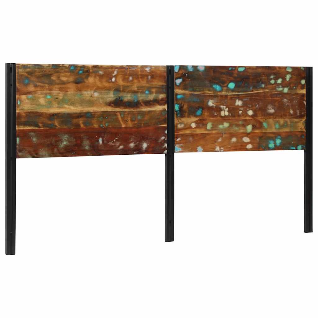 Kopfteil 100 cm Massivholz Mango und Eisen