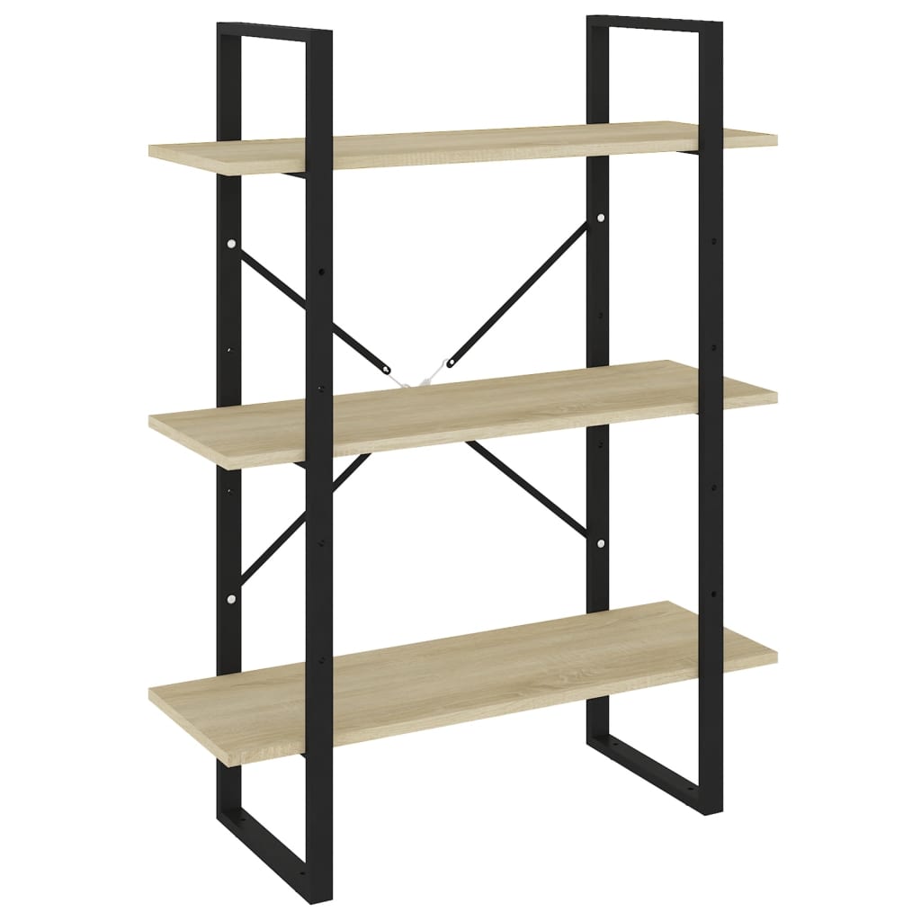 Bücherregal Weiß 80x30x105 cm Holzwerkstoff
