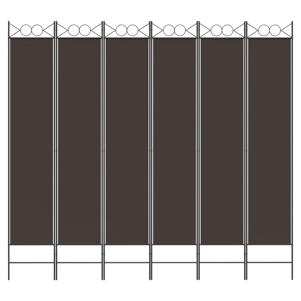 3-teiliger Raumteiler Beige 120 x 200 cm Stoff