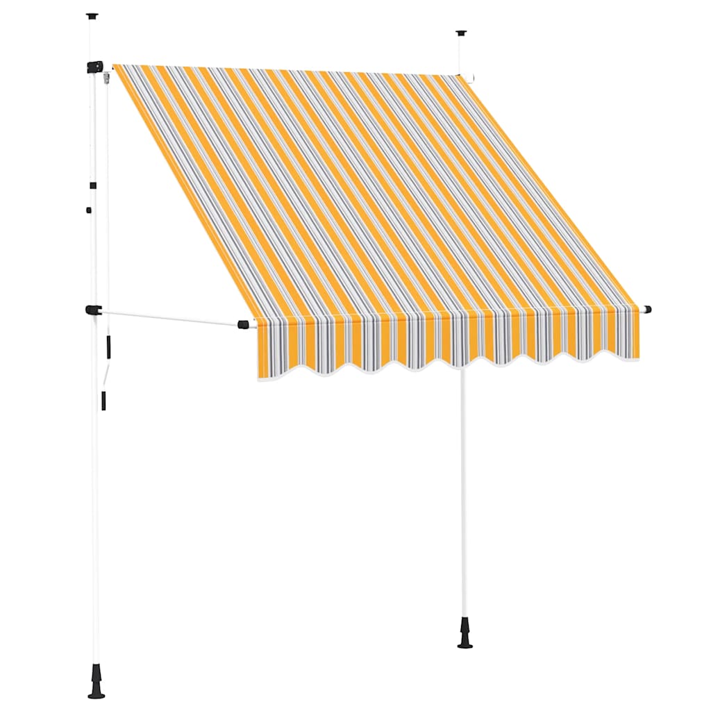 Einziehbare Markise Handbetrieben 150 cm Anthrazit