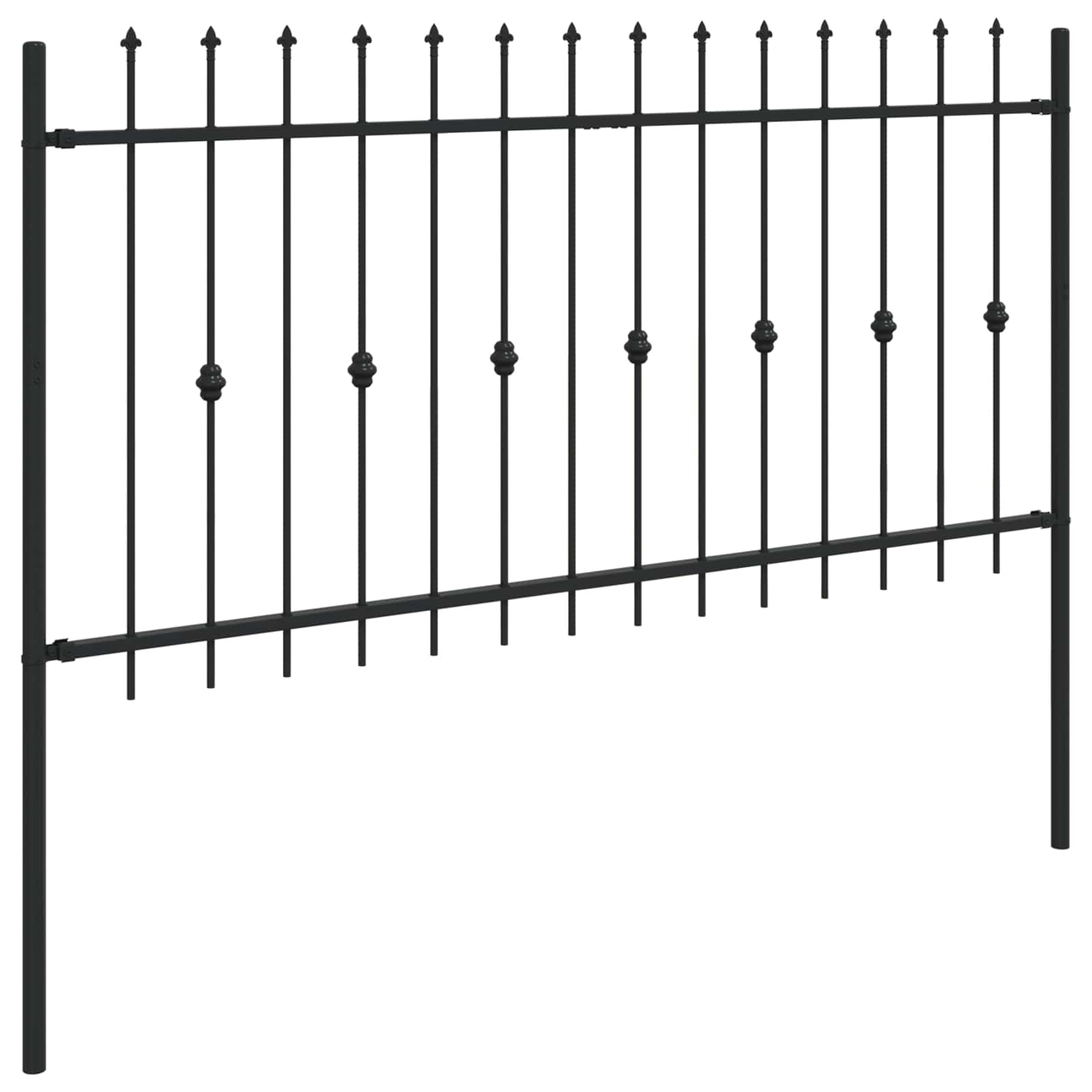 Spießzaun Asten Schwarz