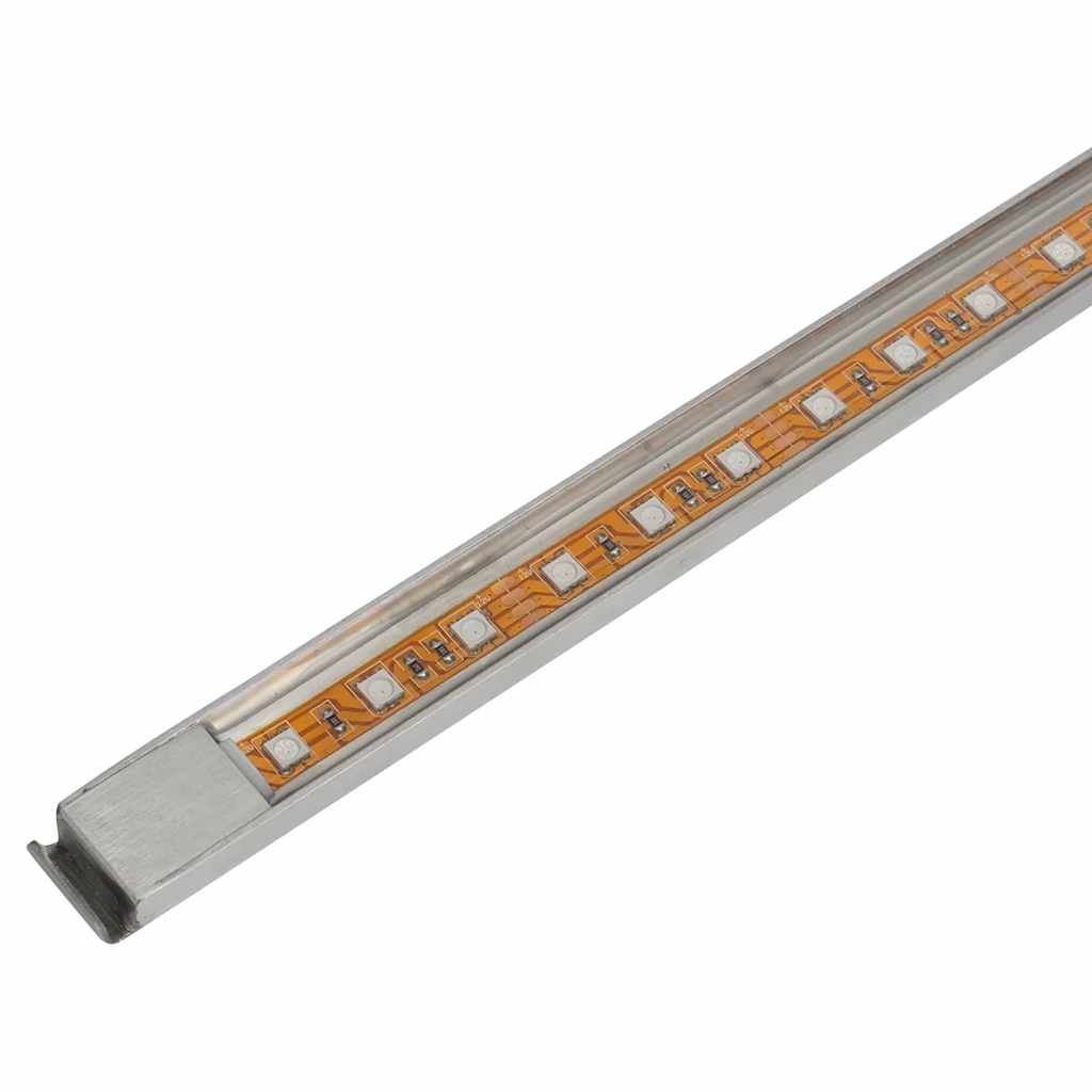Pool-Wasserfall mit LEDs Edelstahl 110 cm