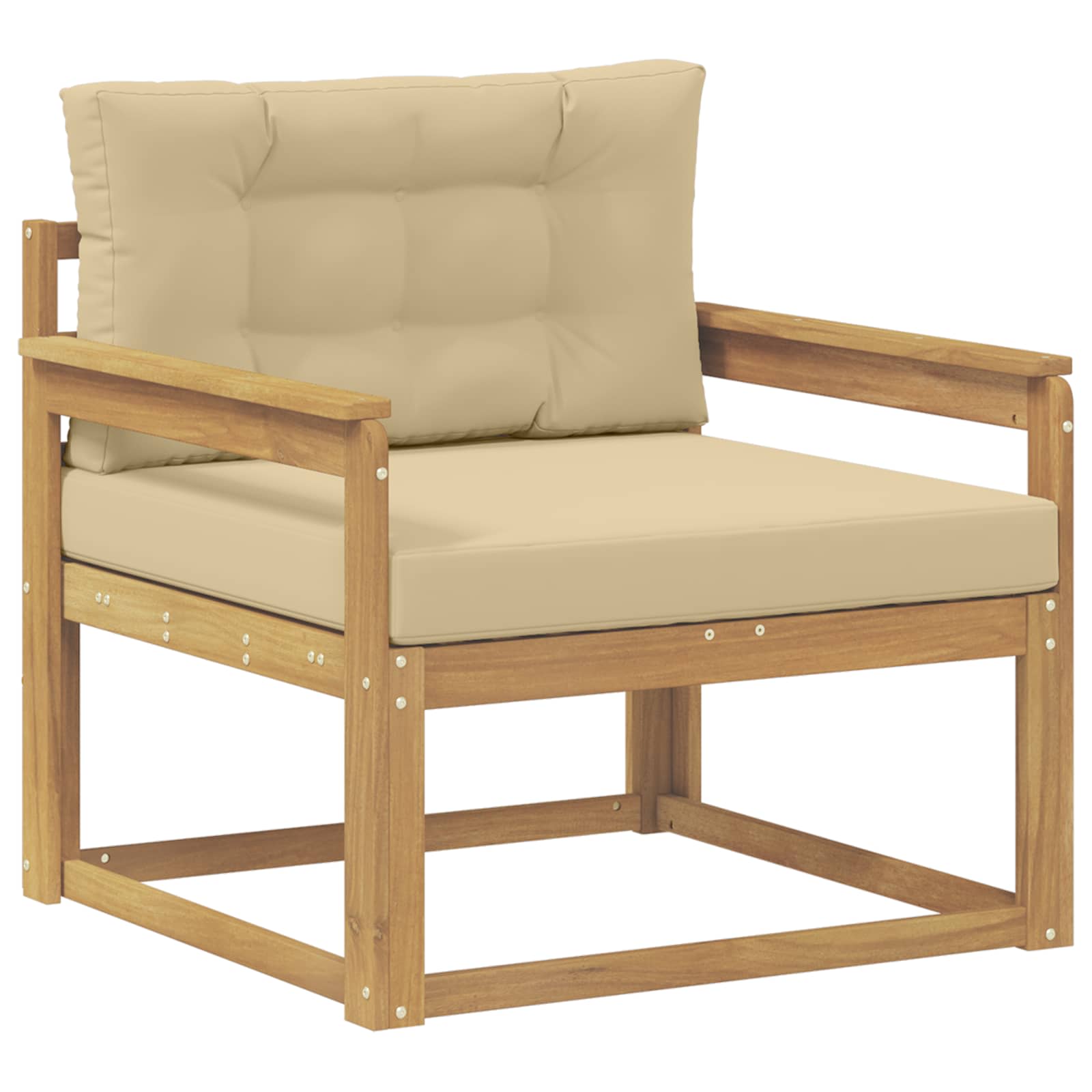 Outdoor Mittelsofa Natur