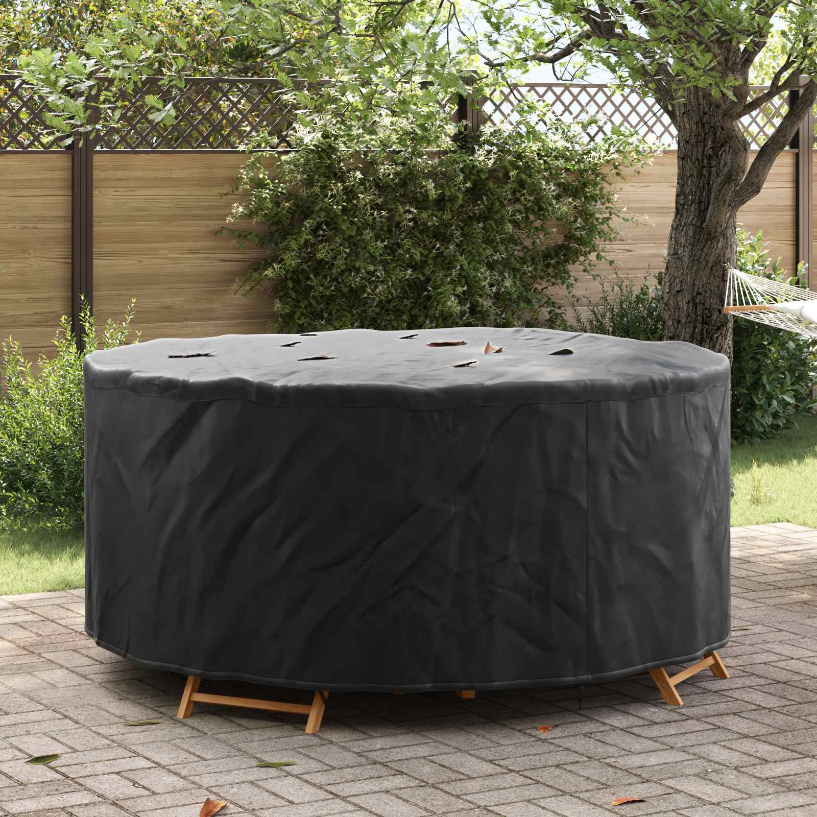 Möbelbezug Schwarz 102 x 102 x 71 cm 210D Oxford Stoff