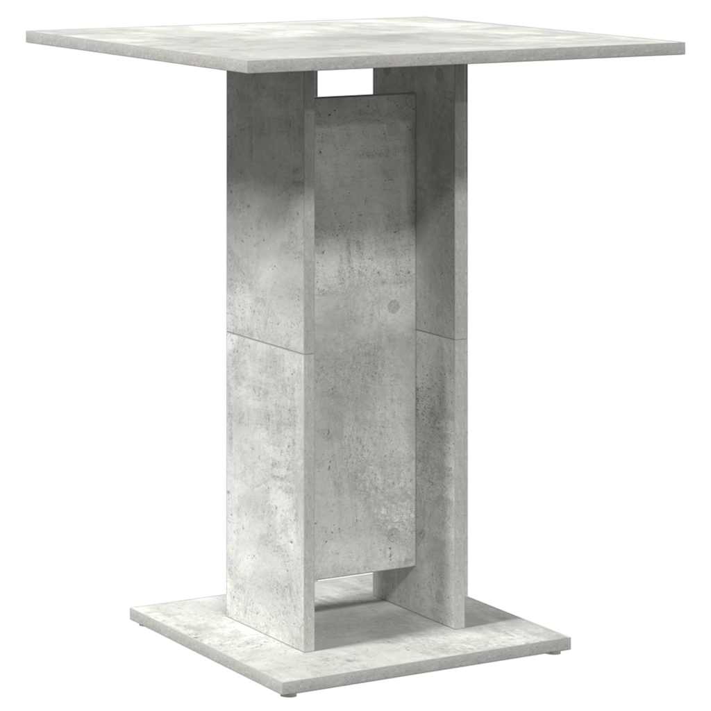 Bistrotisch Weiß 60x60x75 cm Holzwerkstoff