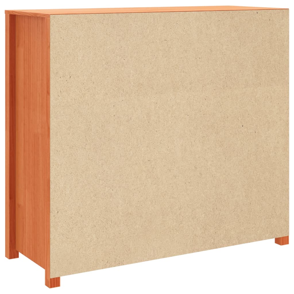 Beistellschrank 100x40x72 cm Massivholz Kiefer