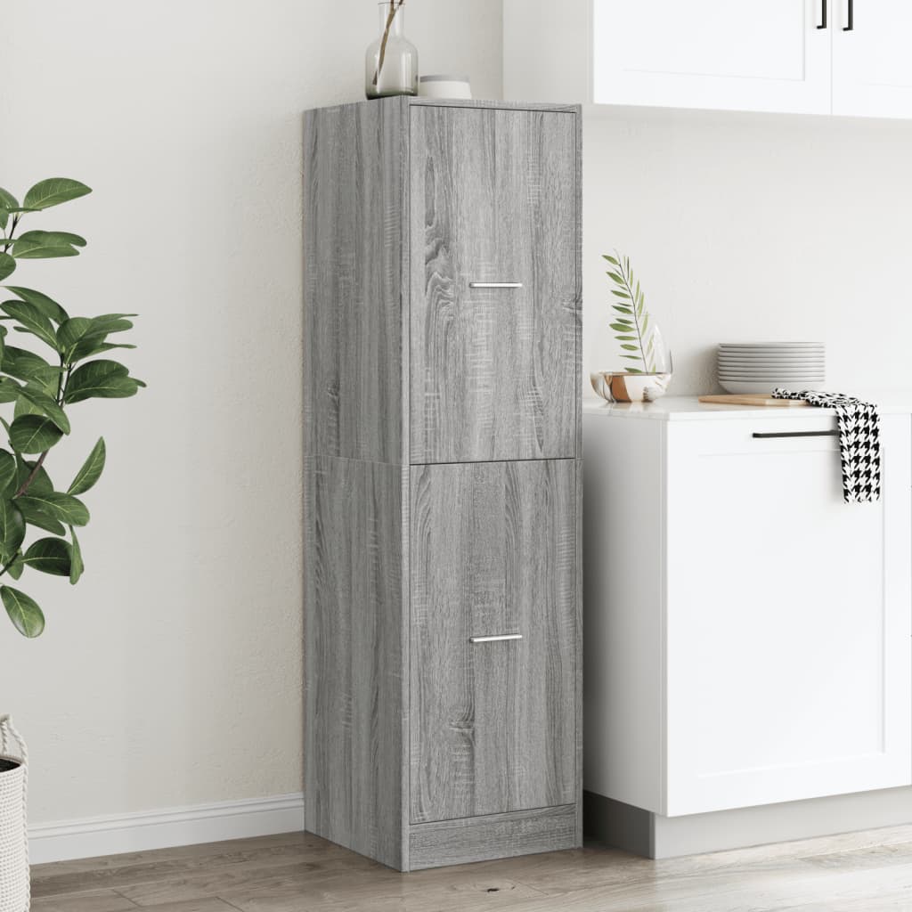 Apothekerschrank Weiß 30 x 41 x 174,5 cm Holzwerkstoff