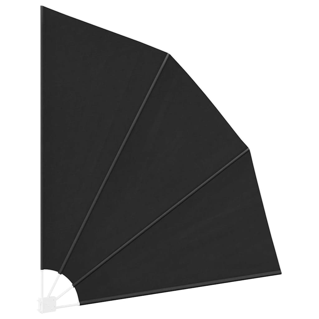 Faltbarer Balkonfächer Grau 210×210 cm