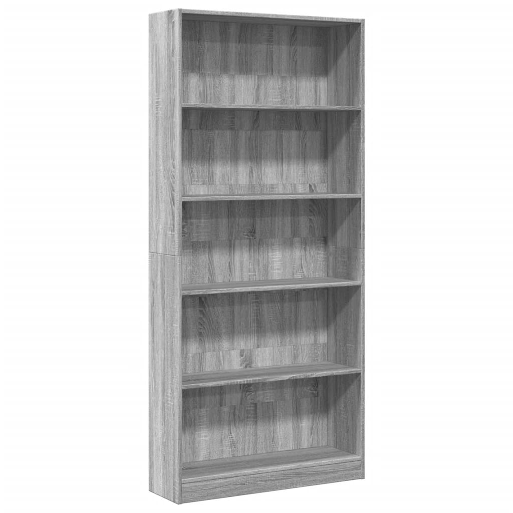 Bücherregal Weiß 40x24x75 cm Holzwerkstoff