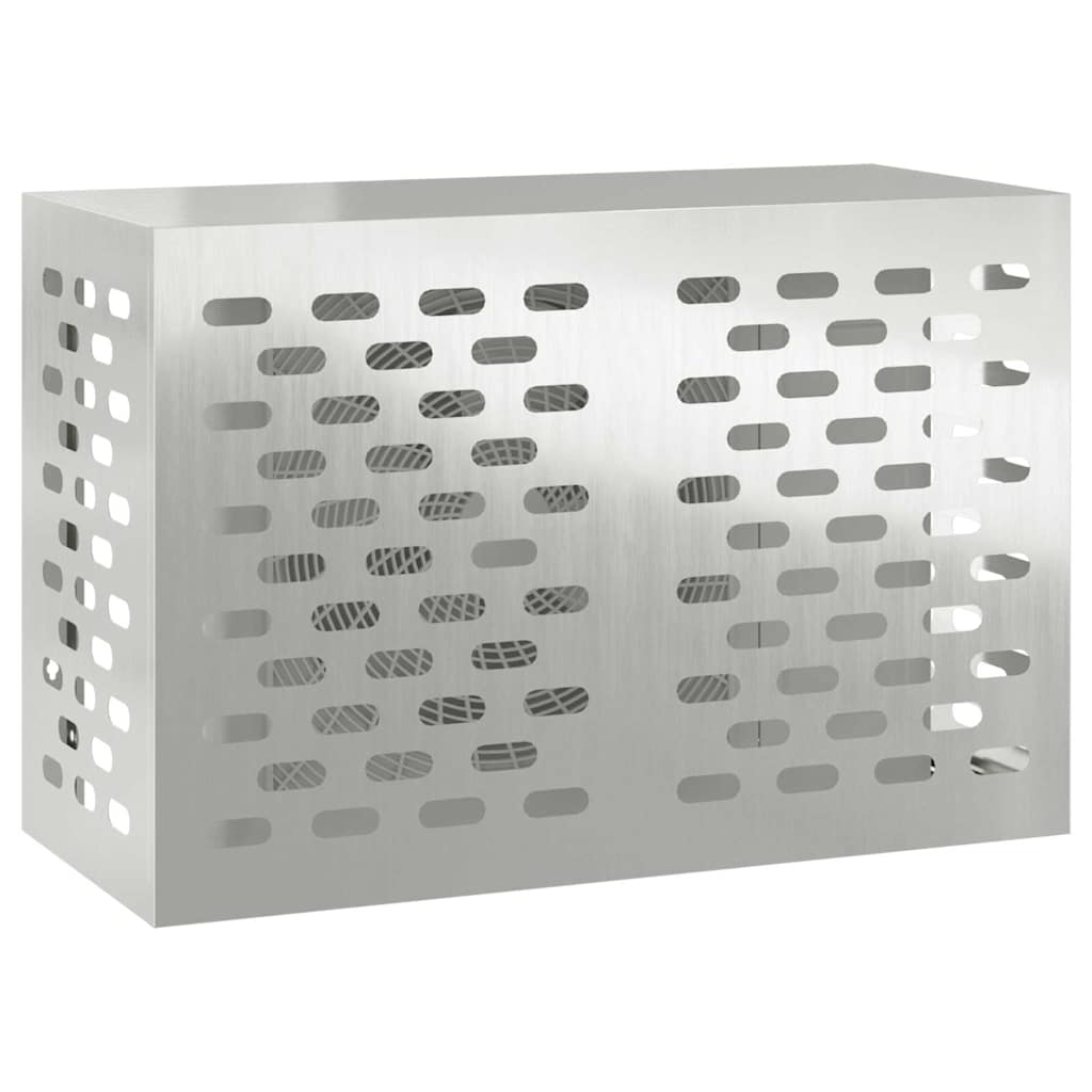 Klimaanlagenabdeckung Schwarz 90 x 40 x 60 cm Stahl