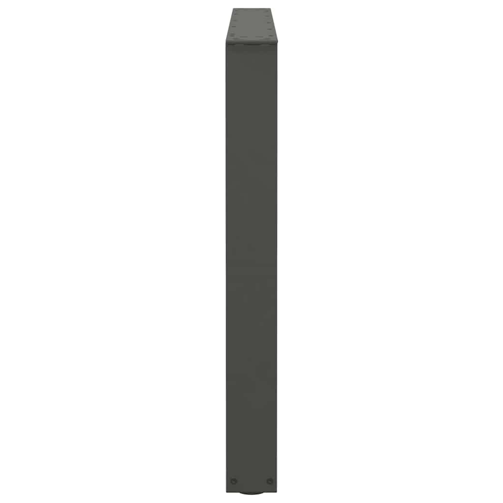 Couchtischbeine V-Form 2 Stück Schwarz 30x(30-31,3) cm Stahl