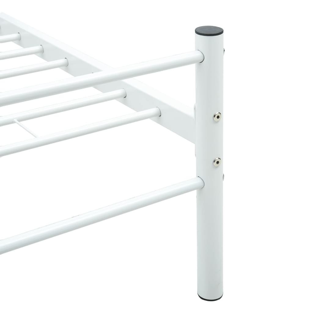 Bettgestell Grau Metall 180×200 cm