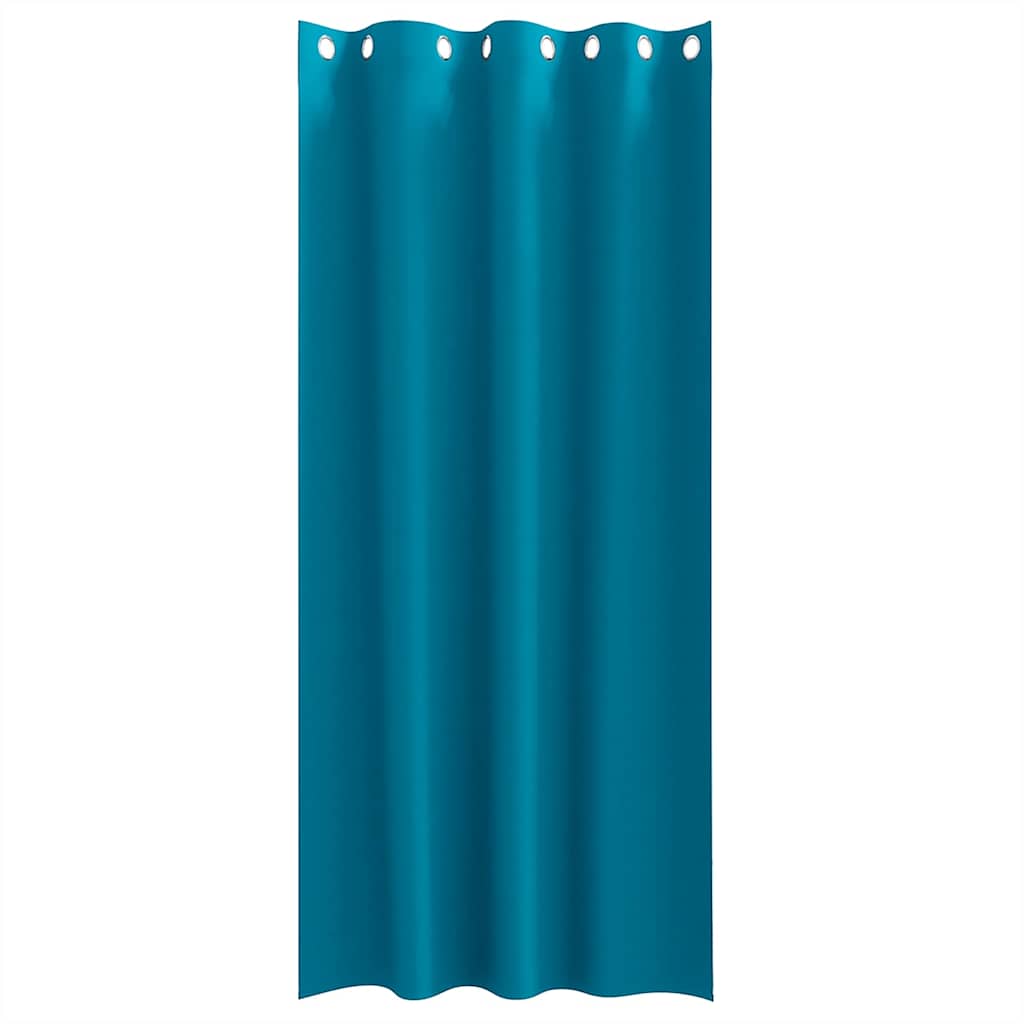 Verdunkelungs-Vorhänge mit Ringen 2 pcs Beige 140 x 140 cm