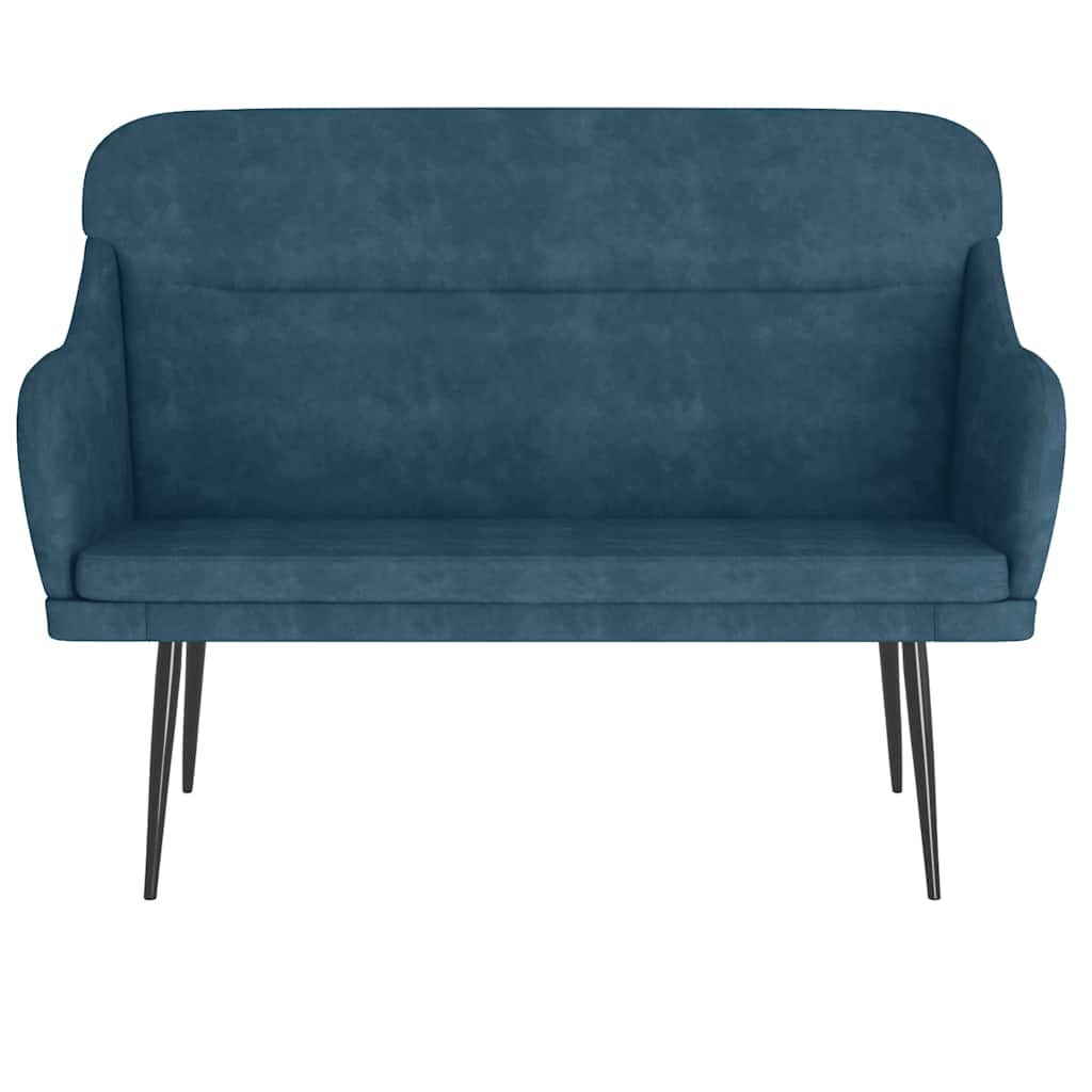 Sitzbank Dunkelgrün 110x76x80 cm Samt