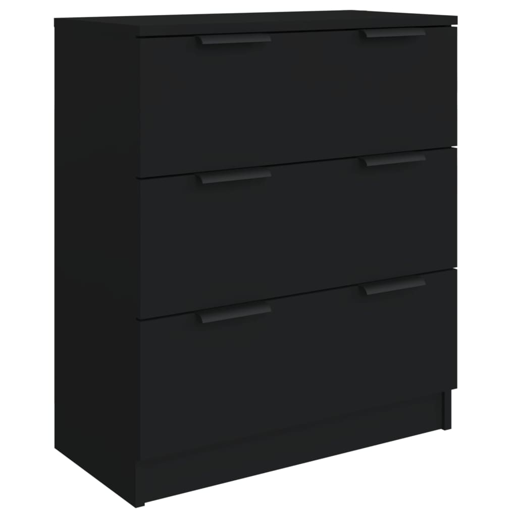 3-tlg. Sideboards Weiß Holzwerkstoff