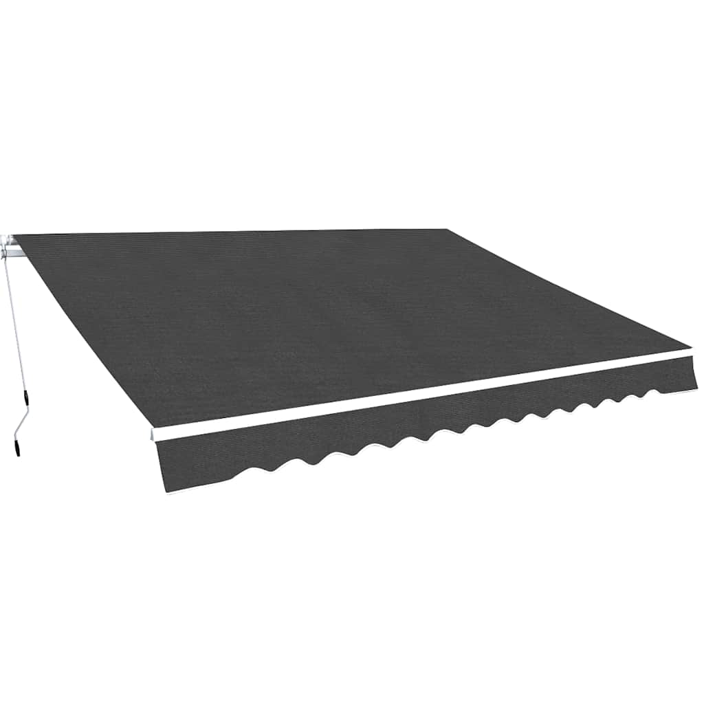 Gelenkarmmarkise 350 cm Blau/Weiß
