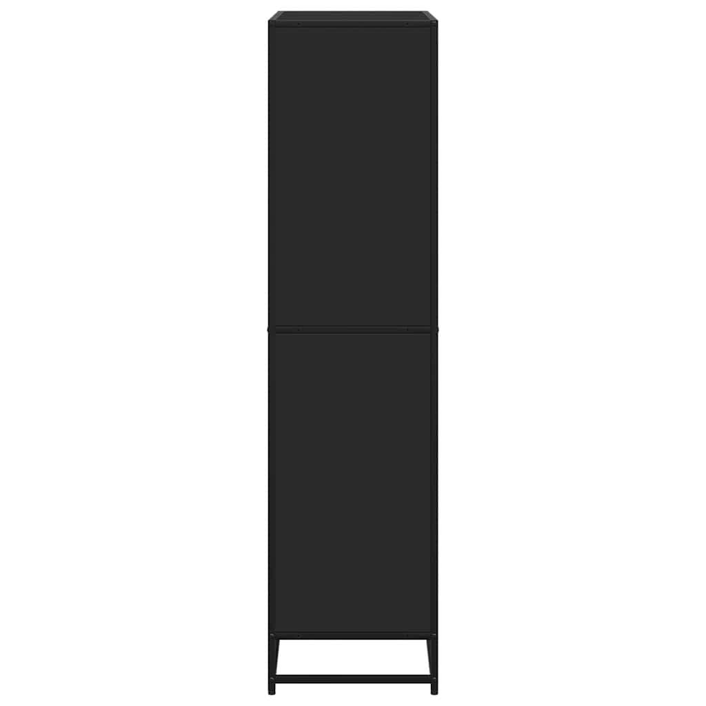 Bücherregal Schwarz 60x35x139 cm Holzwerkstoff