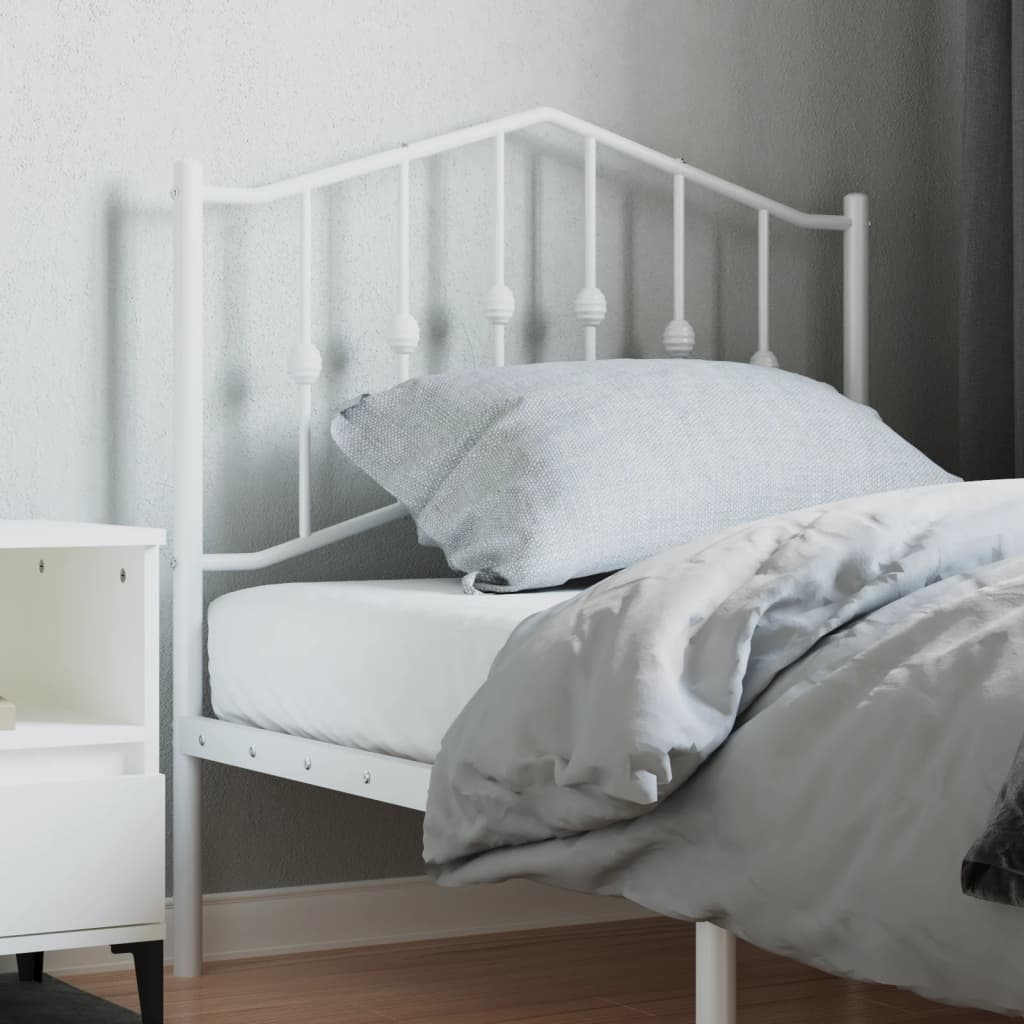 Ersatz-Kopfteil Metall Schwarz 90 cm
