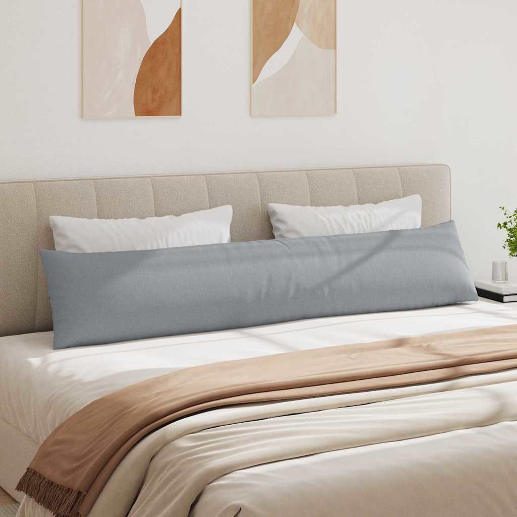 Sofakissen 2 pcs Hellgrau 50 x 30 cm Stoff