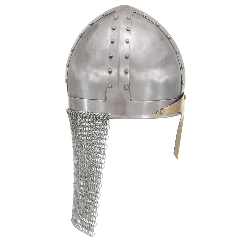 Preußische Pickelhaube Antik Replik für LARP Schwarz Stahl