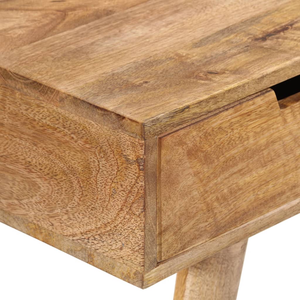 Schminktisch mit Spiegel 112x45x76 cm Akazie Massivholz