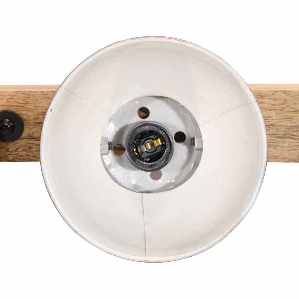 Wandlampe Industriestil Silbern 45x25 cm E27