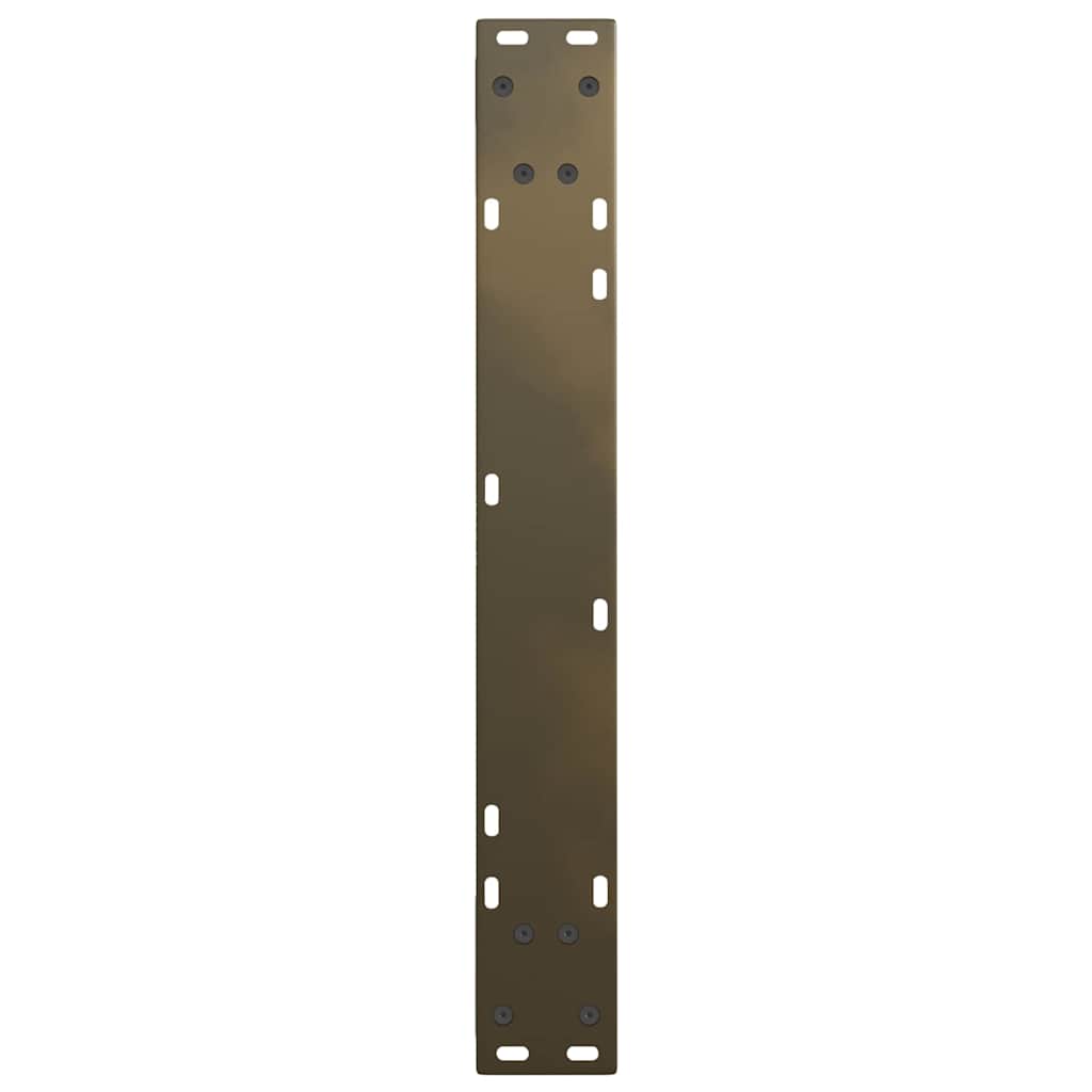 Couchtischbeine V-Form 2 Stück Schwarz 30x(30-31,3) cm Stahl