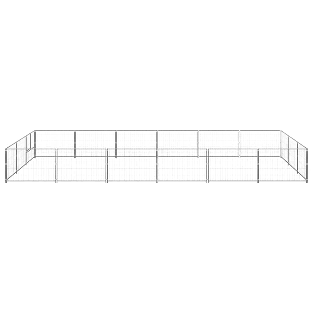 Hundezwinger Schwarz 4 m² Stahl