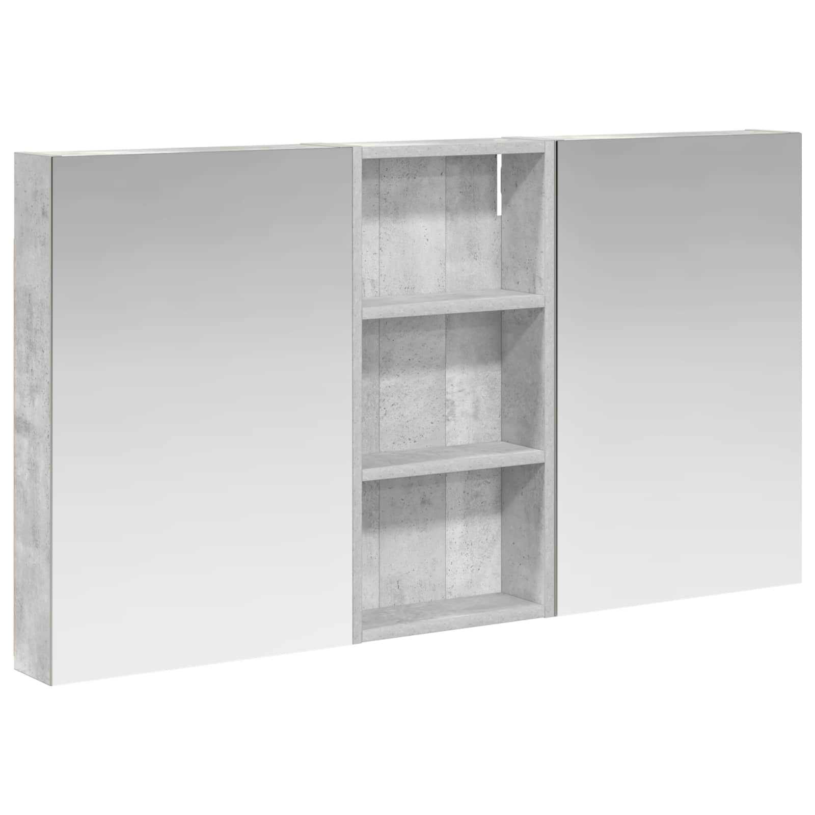 Badezimmerschrank-Set 3 pcs 80 x 10,5 x 50 cm Holzwerkstoff