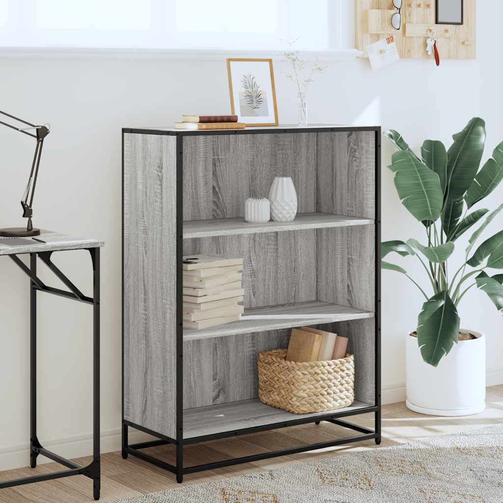 Bücherregal Schwarz 60x35x139 cm Holzwerkstoff
