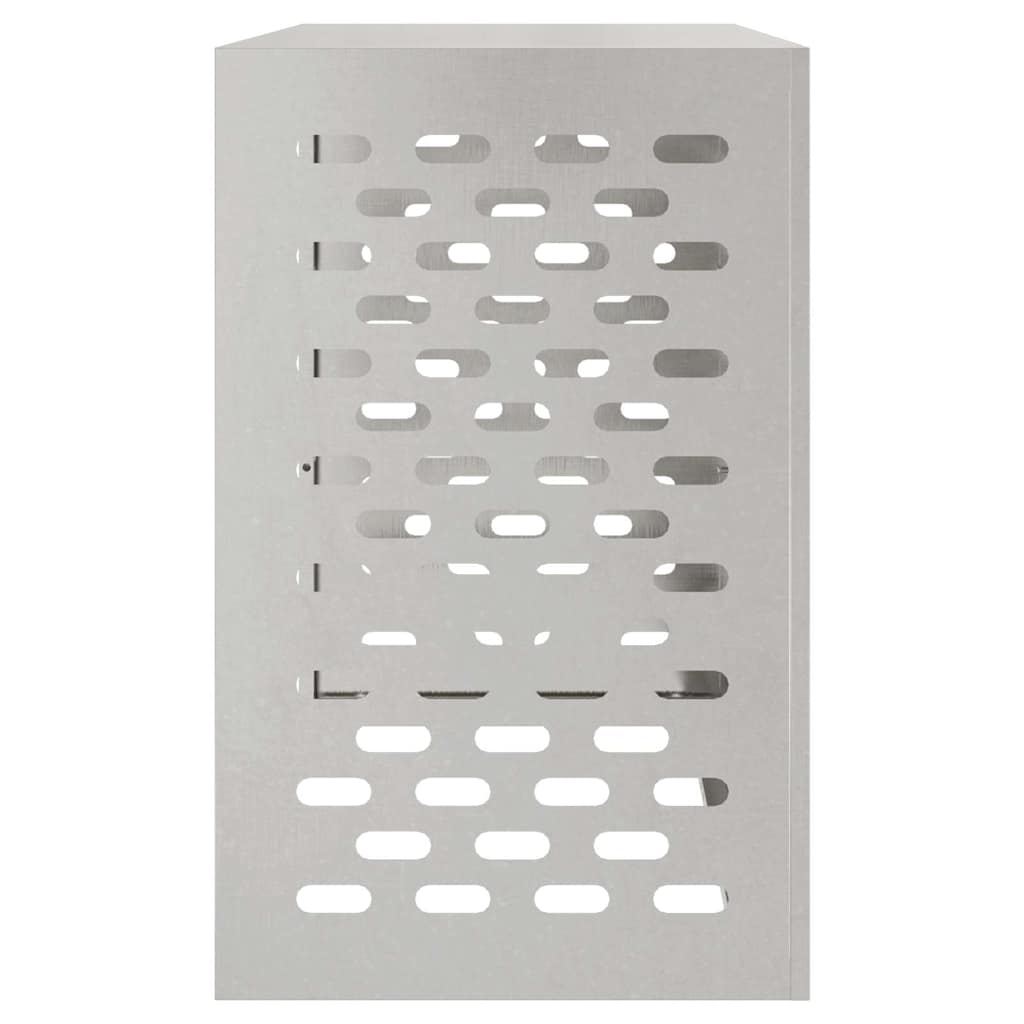 Klimaanlagenabdeckung Schwarz 90 x 40 x 60 cm Stahl